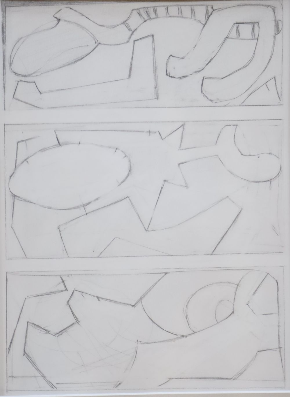 John Drummond, pencil on paper, Drawing No.2, 25 x 19cm